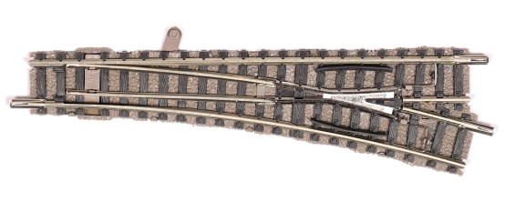 Fleischmann 9179 N Weiche rechts,  Länge 111 mm 