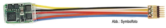 Fleischmann 685404 N/TT Decoder 6-polig mit Stecker NEM 651 