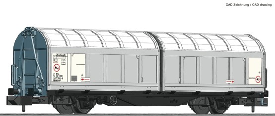 Fleischmann 826251 N Schiebewandwagen, CD Cargo 