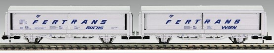 Fleischmann 833507 N Doppel-Schiebewandwageneinheit, ÖBB 