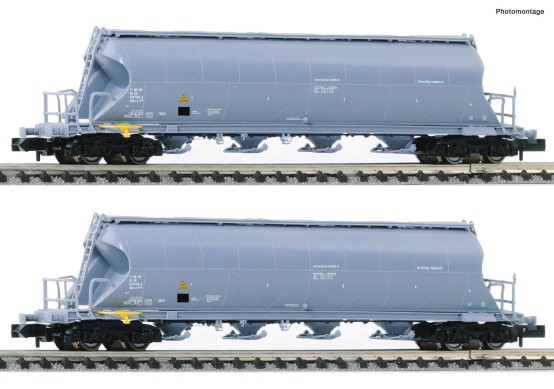 Fleischmann 849006 N Staubsilowagen, DR 2er-Set 
