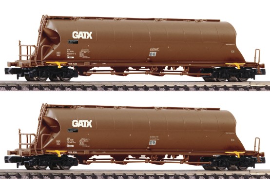 Fleischmann 849008 N Staubsilowagen, GATX 2er-Set 