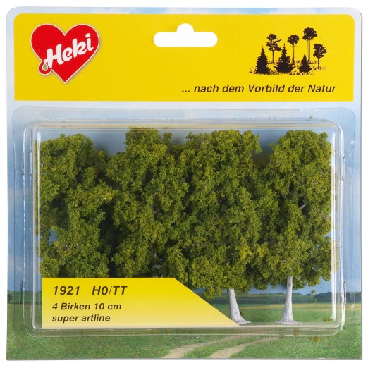 Heki 1921 H0/TT/N 4 Birken 10 cm 