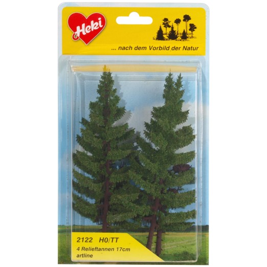 Heki 2122 H0/TT 4 Relief Tannen 17 cm 
