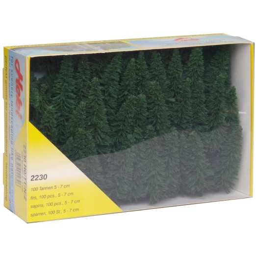 Heki 2230 H0/TT/N Tannen 100 Stück 5-7 cm 