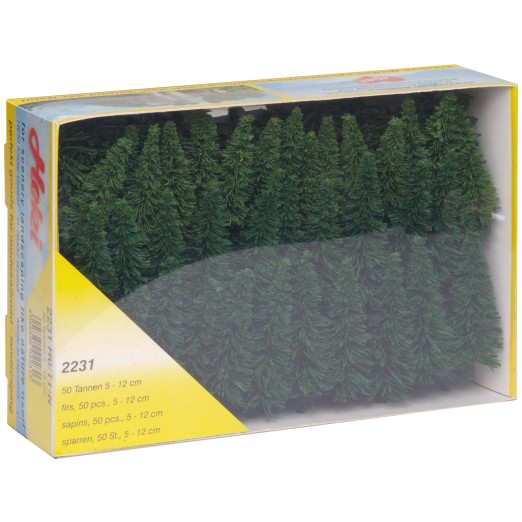 Heki 2231 H0/TT/N Tannen 50 Stück 5-12 cm 