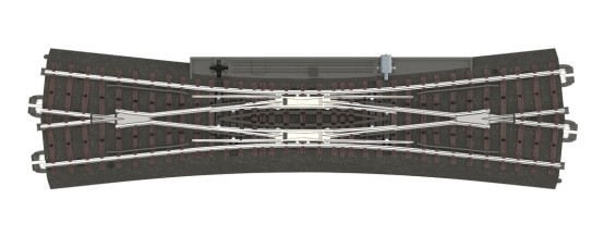 Märklin 24720 H0 C-Gleis Schlanke DKW 12° 