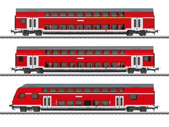 Märklin 40400 H0 Doppelstockwagen, DB AG 3er-Set 