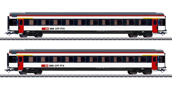 Märklin 42154 H0 Schnellzugwagen EW IV A, SBB 2er-Set 