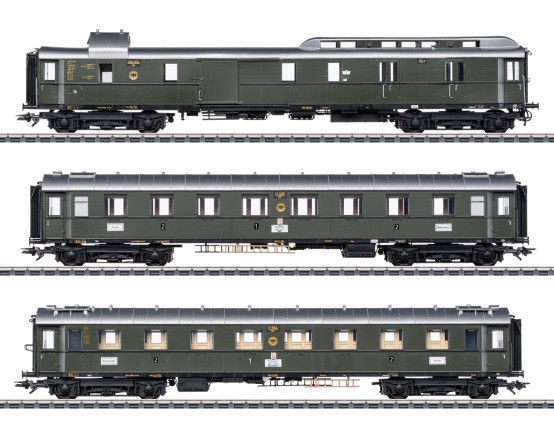 Märklin 42490 H0 Schnellzugwagen FD 226 zur Baureihe 01, DRG 3er-Set