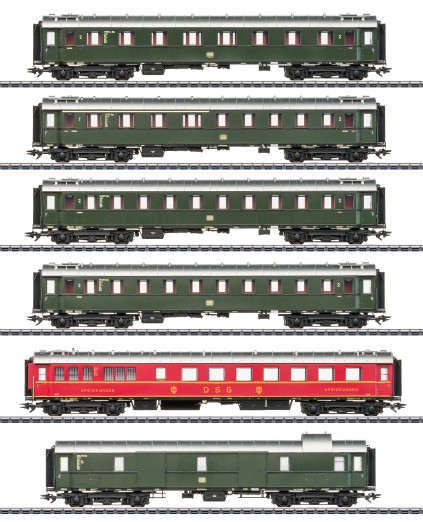 Märklin 42500 H0 Schnellzugwagen, DB 6er-Set 
