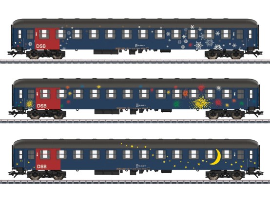 Märklin 42698 H0 Personenwagen, DSB 3er-Set 