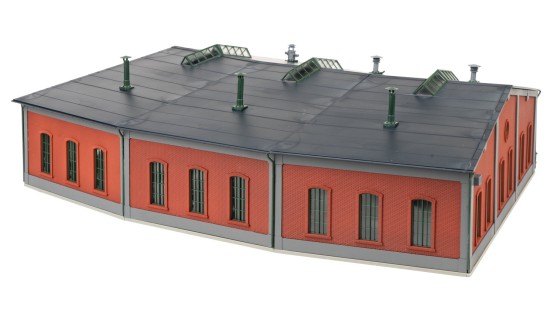 Preview: Märklin 72887 H0 Bausatz Ringlokschuppen 