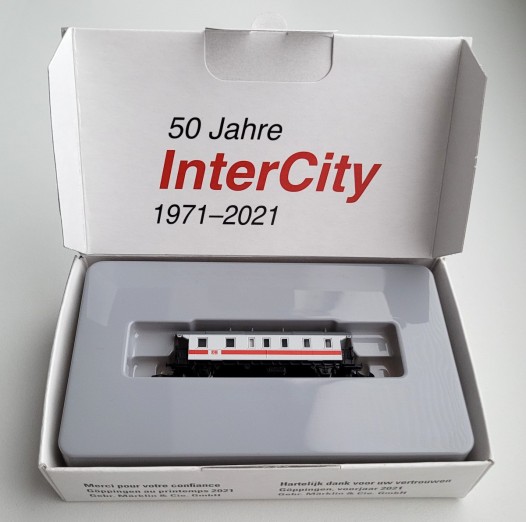 Märklin 80131 Spur Z Sondermodell 50 Jahre Intercity Personenwagen