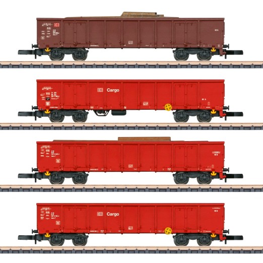 Märklin 82542 Spur Z Hochbordwagen Eanos, 4er-Set 
