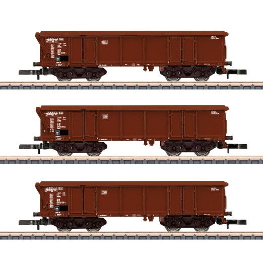 Märklin 86682 Spur Z Rolldachwagen Tams 886, DB 3er-Set 