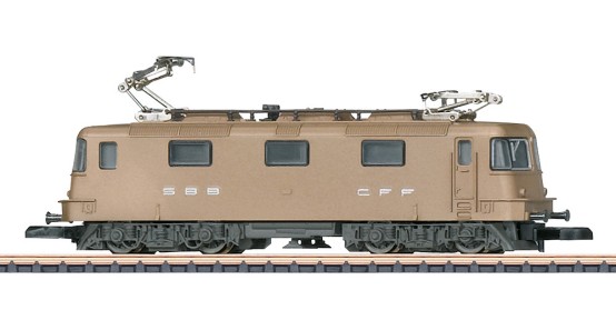 Preview: Märklin 88597 Spur Z E-Lok Re 4/4 II in Echtbronze 