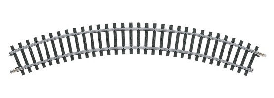 Märklin 2210 H0 K-Gleis Gebogenes Gleis 45° 