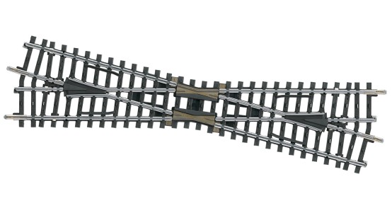 Märklin 2257 H0 K-Gleis Kreuzung 225 mm, 14° 