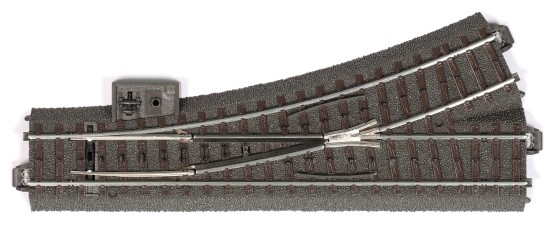 Märklin 24611 H0 C-Gleis Weiche links 24,3° 