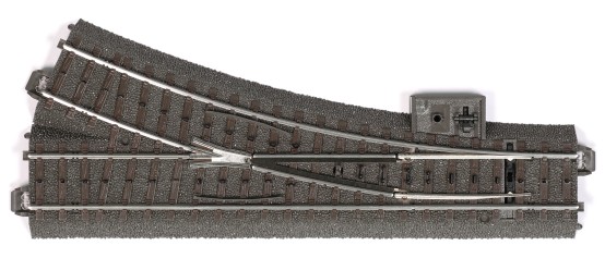 Märklin 24612 H0 C-Gleis Weiche rechts 24,3° 