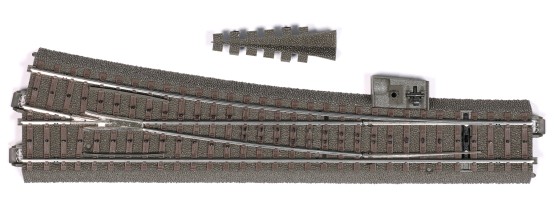 Märklin 24712 H0 C-Gleise Weiche rechts 12,1° 