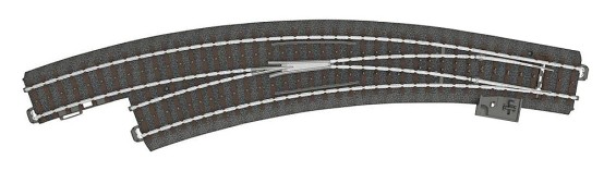 Märklin 24771 H0 C-Gleis Schlanke Bogenweiche links 30° 
