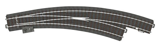 Märklin 24772 H0 C-Gleis Schlanke Bogenweiche rechts 30° 