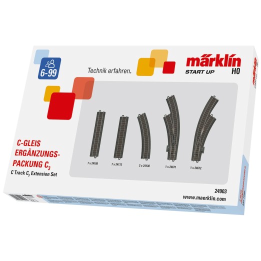 Märklin 24903 H0 C-Gleis Ergänzungspackung C3 