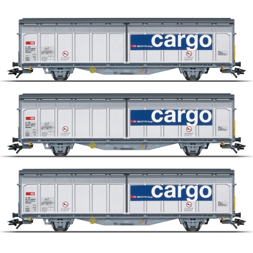 Märklin 48015 H0 Schiebewandwagen Hbbillns SBB 3er-Set 