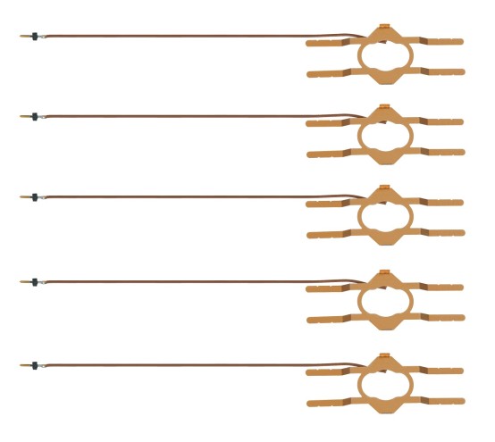 Märklin 72050 H0 Massefeder-Set (5 Stück) 