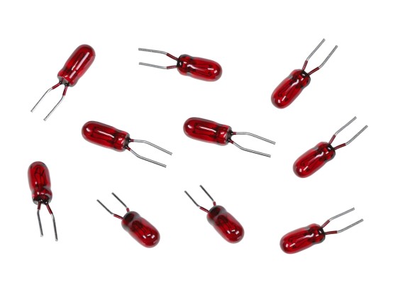 LGB E131219 Steckglühlampe rot 24 V (10 Stück) Modelleisenbahn