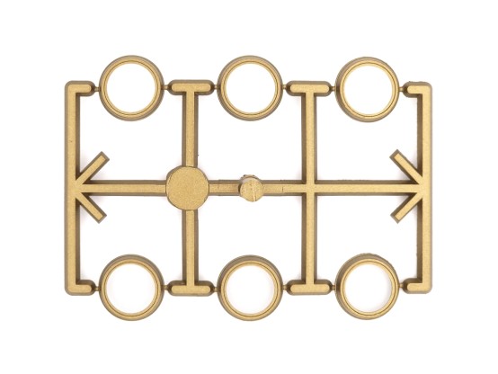 LGB E131836 Lampenringe gold (6 Stück) Modelleisenbahn