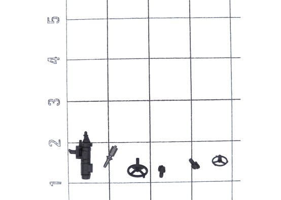 Preview: Märklin E317928 Handrad, Ventil, Pfeife, Licht (Set) Modelleisenbahn