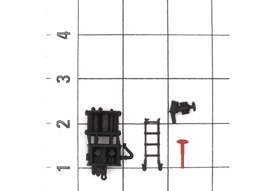 Preview: Märklin E318171 Leiter, Pfeife, Pumpe, Handrad (Set) Modelleisenbahn