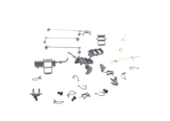 Märklin E352344 Schläuche, Haken, Tritte, Schleifleiste (Set) Modelleisenbahn