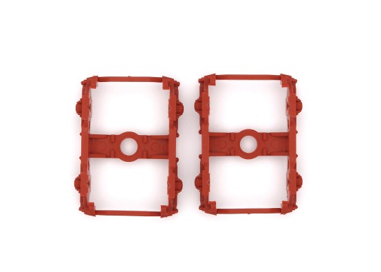 Preview: Märklin E434100 Drehgestellrahmen rot (2 Stück) Modelleisenbahn