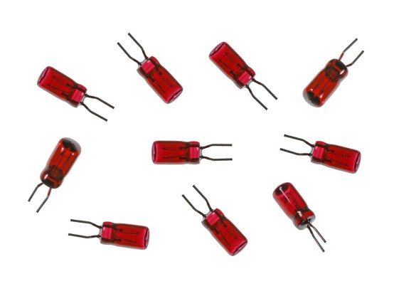 Märklin E600070 Glühlampe steck rot 19V (10 Stück) Modelleisenbahn