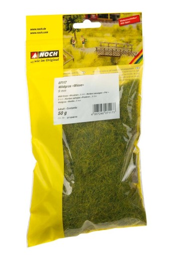 Preview: NOCH 07117 Wildgras Wiese, 9 mm, 50g Beutel 