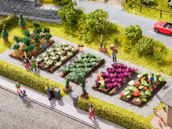 Preview: NOCH 13215 H0 Tomatenstauden Deko-Minis 