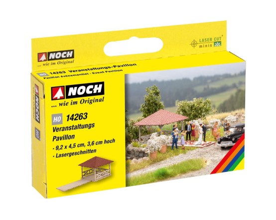 Preview: NOCH 14263 H0 Veranstaltungs-Pavillon 