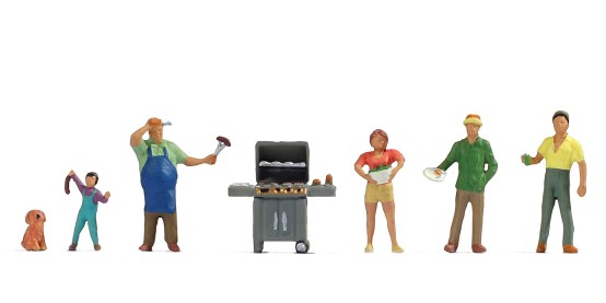 NOCH 15593 H0 Beim Grillen 