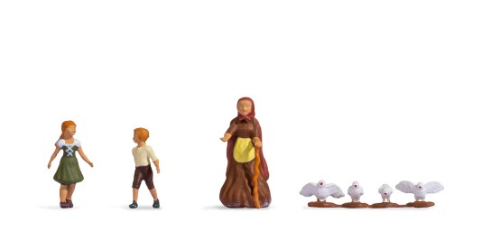 NOCH 15804 H0 Hänsel und Gretel mit Hexe 