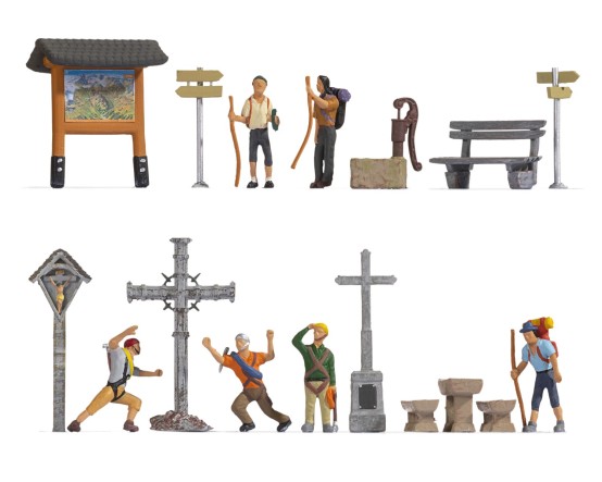 NOCH 16210 H0 Figuren-Themenwelt In den Bergen 