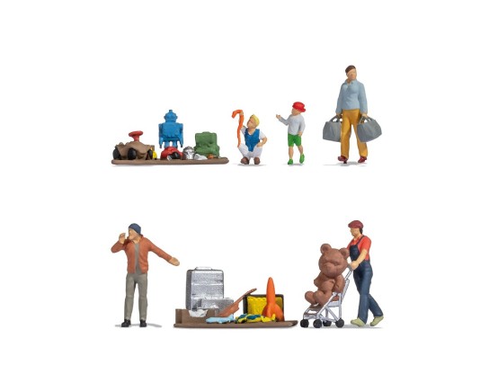 NOCH 16282 H0 Figuren-Themenwelt Flohmarkt 