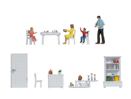 NOCH 16284 H0 Figuren-Themenwelt Esszimmer 