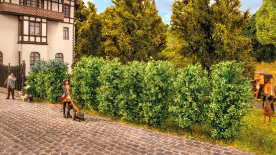 NOCH 21547 H0/TT/N Thuja-Hecke 3 cm hoch, 12 Stück 