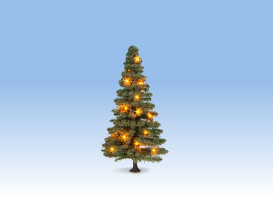 NOCH 22121 H0/TT/N Beleuchteter Weihnachtsbaum , mit 20 LEDs, 8cm hoch