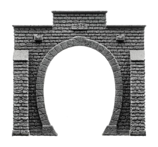 NOCH 34851 N Tunnel-Portal 1-gleisig, 7,9 x 7,6 cm 