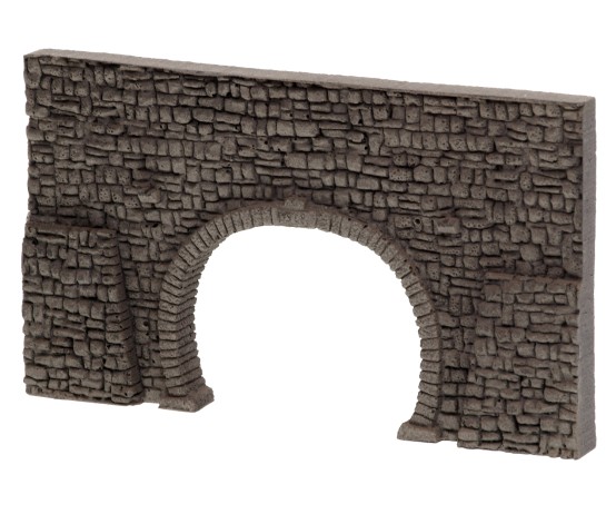 Preview: NOCH 34938 N Tunnel-Portal 2-gleisig, 16 x 9 cm 